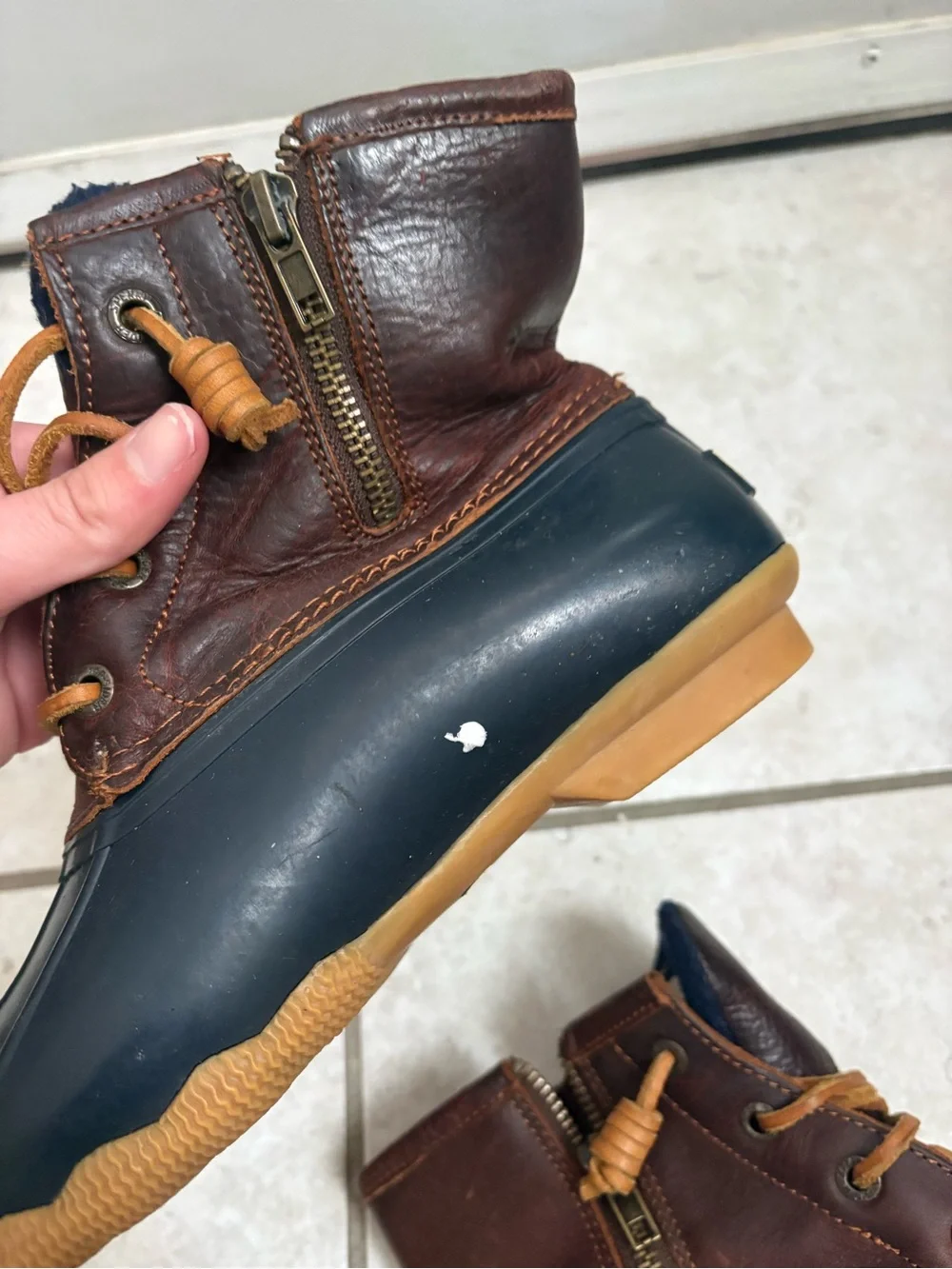 Used Sperry Top-Sider Duck Rain boots Size 6 Women’s